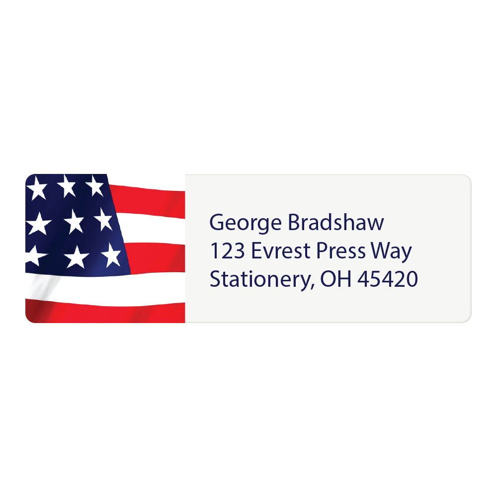 Patriotic Stamps & Symbols Personalized Name & Address Labels - Artistic  Labels