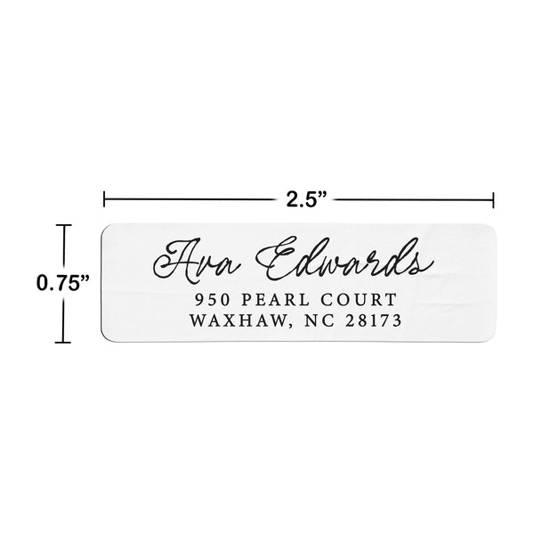 Inkwell Handwritten Return Address Label