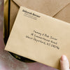 Bold Serif Return Address Stamp - Self-Inking - Modern & Minimal (Deborah Berner Design)