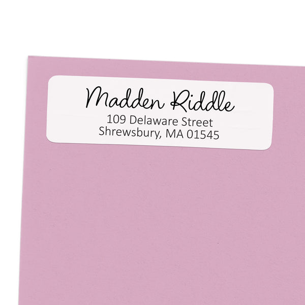 Charming Script Return Address Labels