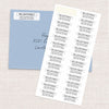 Boxed Name Return Address Label