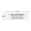 Boxed Name Return Address Label