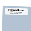 Bold Serif Return Address Label