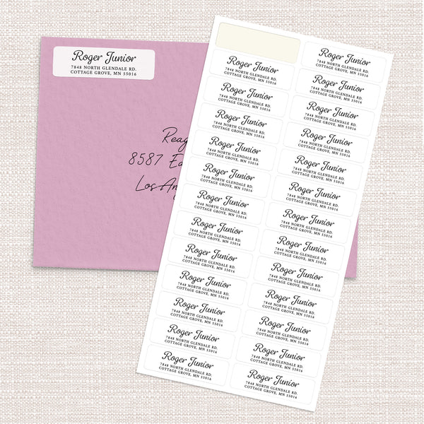 Vintage Elegance Return Address Label