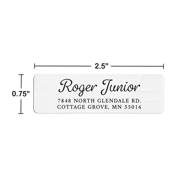 Vintage Elegance Return Address Label