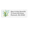 Floral Snowdrop Return Address Label