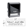 Script Return Address Stamp - Self-Inking - Handwritten & Script (Richard and Sarah Design)