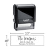 Script Return Address Stamp - Self-Inking - Handwritten & Script (The Watsons Design)