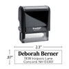 Bold Serif Return Address Stamp - Self-Inking - Modern & Minimal (Deborah Berner Design)