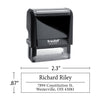 Standard Lined Return Address Stamp - Self-Inking - Modern & Minimal (Richard Riley Design)