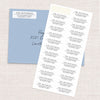 Classic Modern Lined Return Address Label
