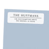 Classic Modern Lined Return Address Label