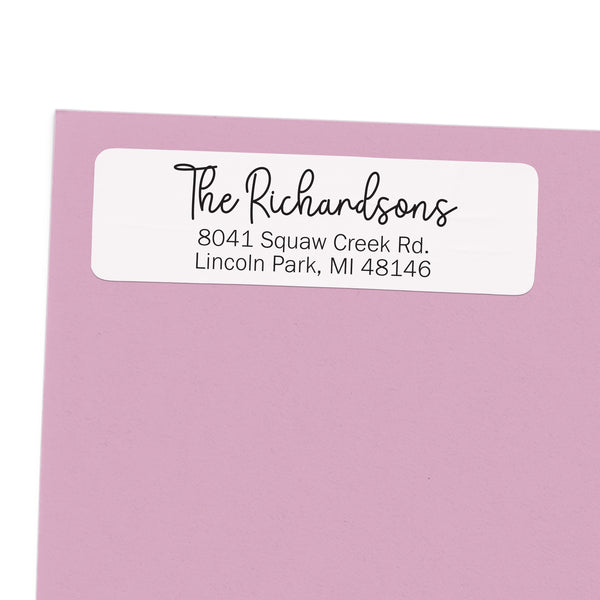 Modern Cursive Return Address Labels
