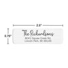 Modern Cursive Return Address Labels