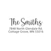 Script Return Address Stamp - Self-Inking - Handwritten & Script (The Smiths Design)