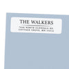 Standard Lined Return Address Label