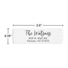 Modern Script Return Address Labels