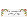 Floral Butterfly Return Address Label
