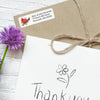 Red Cardinal Bird with Berries Return Address Label