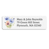 Colorful Cosmos Flower Return Address Label