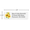 Sunflower Bunch Return Address Label