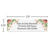 Floral Butterfly Return Address Label