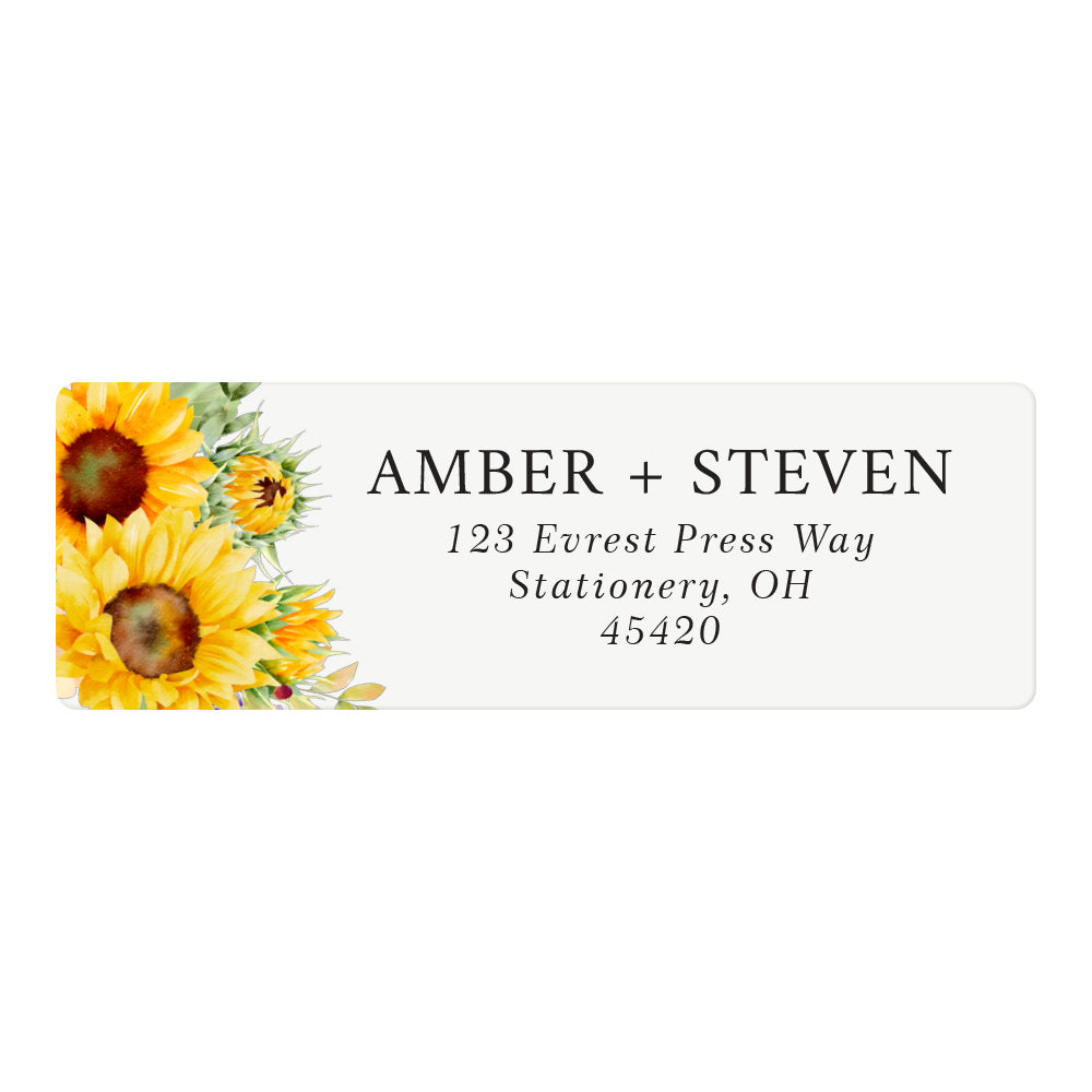 Floral Address Label Collection Image