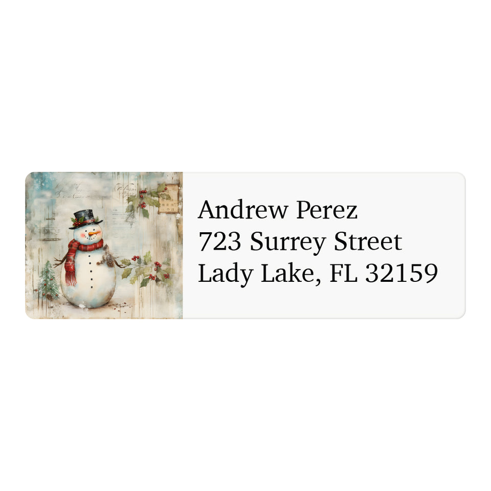 Personalized Return Address Labels & Stamps