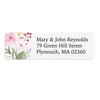 Wildflower Blossom with Berries Return Address Label