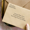 Script Return Address Stamp - Self-Inking - Handwritten & Script (Erickson Design)