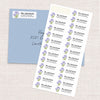 Purple Saffron Flower Return Address Label (156 Labels)