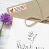 Snowy Red Cardinal Return Address Labels