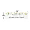 Personalized Return Address Labels - Sheet - Floral & Nature Labels (156 Labels)