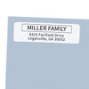 Boxed Name Return Address Label