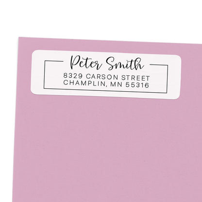 Script with Border Return Address Labels (156 Labels)
