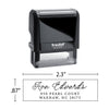 Vintage Script Return Address Stamp - Self-Inking - Handwritten & Script (Ava Edwards Design)