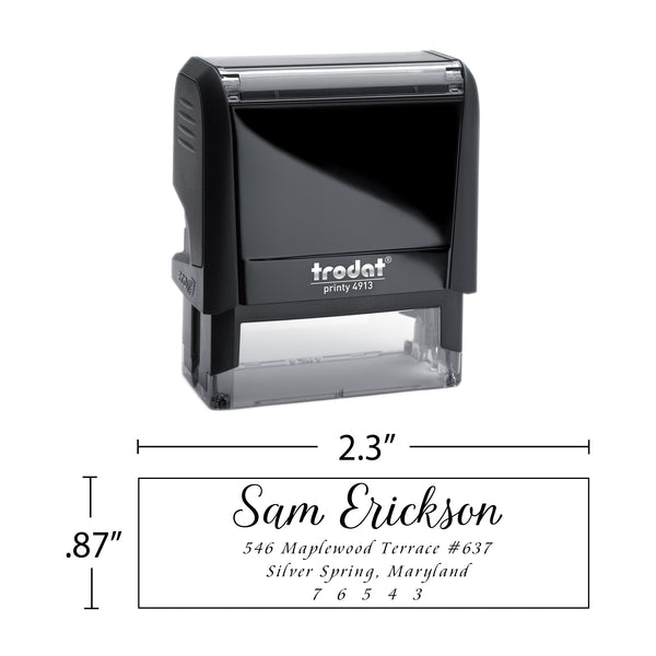 Self-Inking Return Address Stamp (Sam Erickson Design)