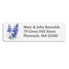 Purple Delphinium Return Address Label