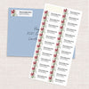 Red Orchid Return Address Label (156 Labels)