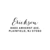 Script Return Address Stamp - Self-Inking - Handwritten & Script (Erickson Design)