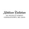 Script Return Address Stamp - Self-Inking - Handwritten & Script (Addison Callahan Design)