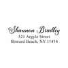 Script Return Address Stamp - Self-Inking - Handwritten & Script (Shannon Bradley Design)