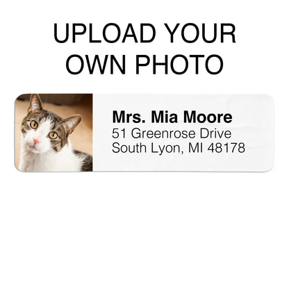 Custom Photo Return Address Labels | Personalized Mailing Labels with Your Image