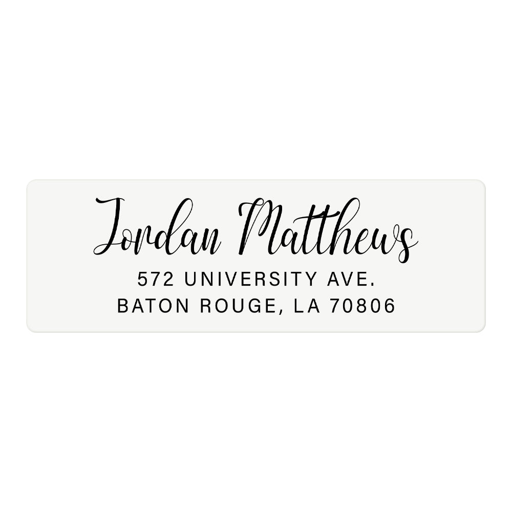 tall-cursive-return-address-label