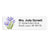 Purple Saffron Flower Return Address Label (156 Labels)