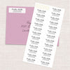 Charming Script Return Address Labels(156 Labels)