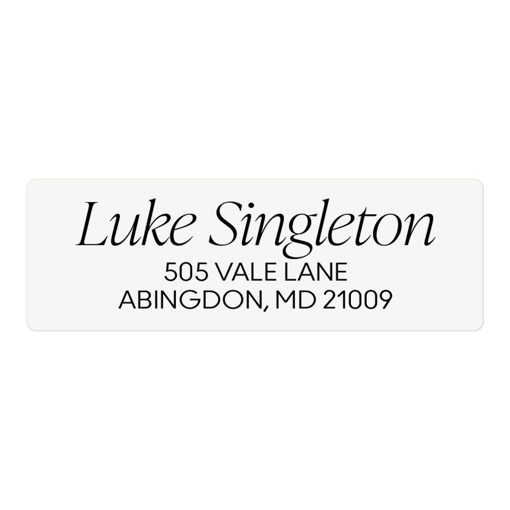 slanted-serif-return-address-label