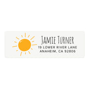 sunshine-return-address-label